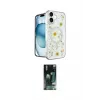 ieg™ iPhone 16 Kılıf Kozmos Doku - Siyah 360 Mat Full Body Arka Koruyucu