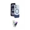 ieg™ iPhone 16 Kılıf Kozmos Form Özel Seri - Şeffaf Pasifik Cam Ekran Koruyucu