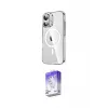 ieg™ iPhone 16 Kılıf Nova Doku - Siyah Bilvis 5in1 3D Magic Cam Ekran Koruyucu