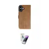 ieg™ iPhone 16 Kılıf Siluet Işık Serisi - Şeffaf Pasifik Cam Ekran Koruyucu