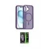ieg™ iPhone 16 Kılıf Siluet Minimal Prime - Şeffaf 360 Full Body Arka Koruyucu