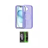 ieg™ iPhone 16 Kılıf Siluet Minimal Prime - Şeffaf 360 Full Body Arka Koruyucu