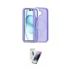 ieg™ iPhone 16 Kılıf Siluet Minimal Prime - Şeffaf Pasifik Cam Ekran Koruyucu