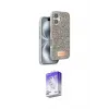 ieg™ iPhone 16 Kılıf Vadi Klasik Serisi - Siyah Bilvis 5in1 3D Magic Cam Ekran Koruyucu
