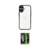 ieg™ iPhone 16 Kılıf Vadi Minimal - Şeffaf 360 Full Body Arka Koruyucu