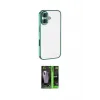 ieg™ iPhone 16 Kılıf Vadi Minimal - Şeffaf 360 Full Body Arka Koruyucu