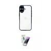 ieg™ iPhone 16 Kılıf Vadi Minimal - Şeffaf Pasifik Cam Ekran Koruyucu