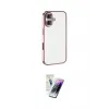 ieg™ iPhone 16 Kılıf Vadi Minimal - Şeffaf Pasifik Cam Ekran Koruyucu