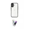ieg™ iPhone 16 Kılıf Vadi Minimal - Şeffaf Pasifik Cam Ekran Koruyucu