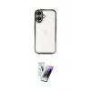 ieg™ iPhone 16 Kılıf Vadi Minimal - Şeffaf Pasifik Cam Ekran Koruyucu