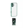 ieg™ iPhone 16 Kılıf Vadi Minimal - Siyah 360 Mat Full Body Arka Koruyucu