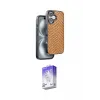 ieg™ iPhone 16 Kılıf Vadi Özel Seri - Siyah Bilvis 5in1 3D Magic Cam Ekran Koruyucu
