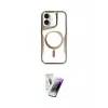 ieg™ iPhone 16 Kılıf Yadigar Klasik Özel Seri - Şeffaf Pasifik Cam Ekran Koruyucu