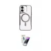 ieg™ iPhone 16 Kılıf Yadigar Klasik Özel Seri - Şeffaf Pasifik Cam Ekran Koruyucu