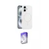ieg™ iPhone 16 Kılıf Yankı Form Serisi - Siyah Bilvis 5in1 3D Magic Cam Ekran Koruyucu