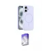 ieg™ iPhone 16 Kılıf Yankı Form Serisi - Siyah Bilvis 5in1 3D Magic Cam Ekran Koruyucu