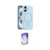 ieg™ iPhone 16 Kılıf Yankı Form Serisi - Siyah Bilvis 5in1 3D Magic Cam Ekran Koruyucu