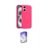 ieg™ iPhone 16 Kılıf Yankı Form Serisi - Siyah Bilvis 5in1 3D Magic Cam Ekran Koruyucu