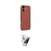ieg™ iPhone 16 Kılıf Yankı Serisi - Şeffaf Pasifik Cam Ekran Koruyucu