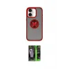 ieg™ iPhone 16 Kılıf Yörünge Çizgi - Şeffaf 360 Full Body Arka Koruyucu