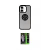 ieg™ iPhone 16 Kılıf Yörünge Çizgi - Şeffaf 360 Full Body Arka Koruyucu