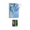 ieg™ iPhone 16 Kılıf Zirve Doku - Şeffaf 360 Full Body Arka Koruyucu