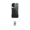 ieg™ iPhone 16 Plus Kılıf Akış Çizgi Koleksiyonu - Siyah Bilvis 3D Cam Ekran Koruyucu