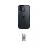 ieg™ iPhone 16 Plus Kılıf Akış Çizgi Koleksiyonu - Siyah Bilvis 3D Cam Ekran Koruyucu