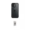ieg™ iPhone 16 Plus Kılıf Akış Çizgi Koleksiyonu - Siyah Bilvis 3D Cam Ekran Koruyucu
