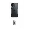 ieg™ iPhone 16 Plus Kılıf Akış Çizgi Koleksiyonu - Siyah Bilvis 3D Cam Ekran Koruyucu
