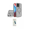 ieg™ iPhone 16 Plus Kılıf Akış Form - Şeffaf Pasifik Cam Ekran Koruyucu