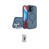 ieg™ iPhone 16 Plus Kılıf Akış Form - Siyah Bilvis 3D Cam Ekran Koruyucu