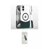 ieg™ iPhone 16 Plus Kılıf İz Asil Prime - Şeffaf Pasifik Cam Ekran Koruyucu