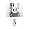 ieg™ iPhone 16 Plus Kılıf İz Asil Prime - Şeffaf Pasifik Cam Ekran Koruyucu