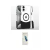 ieg™ iPhone 16 Plus Kılıf İz Asil Prime - Şeffaf Pasifik Cam Ekran Koruyucu