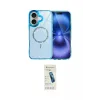 ieg™ iPhone 16 Plus Kılıf Kıvılcım Form Prime - Şeffaf Pasifik Cam Ekran Koruyucu