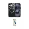 ieg™ iPhone 16 Plus Kılıf Kıvılcım Form Prime - Şeffaf Pasifik Cam Ekran Koruyucu