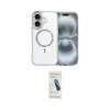 ieg™ iPhone 16 Plus Kılıf Kıvılcım Form Prime - Şeffaf Pasifik Cam Ekran Koruyucu