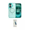 ieg™ iPhone 16 Plus Kılıf Kıvılcım Form Prime - Şeffaf Pasifik Cam Ekran Koruyucu