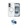 ieg™ iPhone 16 Plus Kılıf Kıvılcım Form Prime - Siyah 3D Antistatik Cam Ekran Koruyucu
