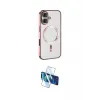 ieg™ iPhone 16 Plus Kılıf Nova Işık Özel Seri - Siyah 3D Antistatik Cam Ekran Koruyucu