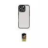 ieg™ iPhone 16 Pro Kılıf Ahenk Çizgi Serisi - Siyah Buffer Cam Ekran Koruyucu