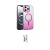 ieg™ iPhone 16 Pro Kılıf Ahenk Doku Özel Seri - Siyah Bilvis 0.18mm Plus Cam Ekran Koruyucu