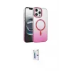 ieg™ iPhone 16 Pro Kılıf Ahenk Doku Özel Seri - Siyah Bilvis 0.18mm Plus Cam Ekran Koruyucu