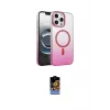 ieg™ iPhone 16 Pro Kılıf Ahenk Doku Özel Seri - Siyah Buffer Hayalet Cam Ekran Koruyucu