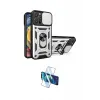ieg™ iPhone 16 Pro Kılıf Ahenk Klasik - Siyah 3D Antistatik Cam Ekran Koruyucu