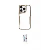 ieg™ iPhone 16 Pro Kılıf Akış Çizgi Koleksiyonu - Siyah Bilvis 0.18mm Plus Cam Ekran Koruyucu