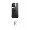 ieg™ iPhone 16 Pro Kılıf Akış Çizgi Koleksiyonu - Siyah Bilvis 0.18mm Plus Cam Ekran Koruyucu