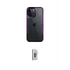 ieg™ iPhone 16 Pro Kılıf Akış Çizgi Koleksiyonu - Siyah Bilvis 3D Cam Ekran Koruyucu