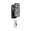 ieg™ iPhone 16 Pro Kılıf Çekirdek Minimal Prime - Şeffaf Pasifik Cam Ekran Koruyucu